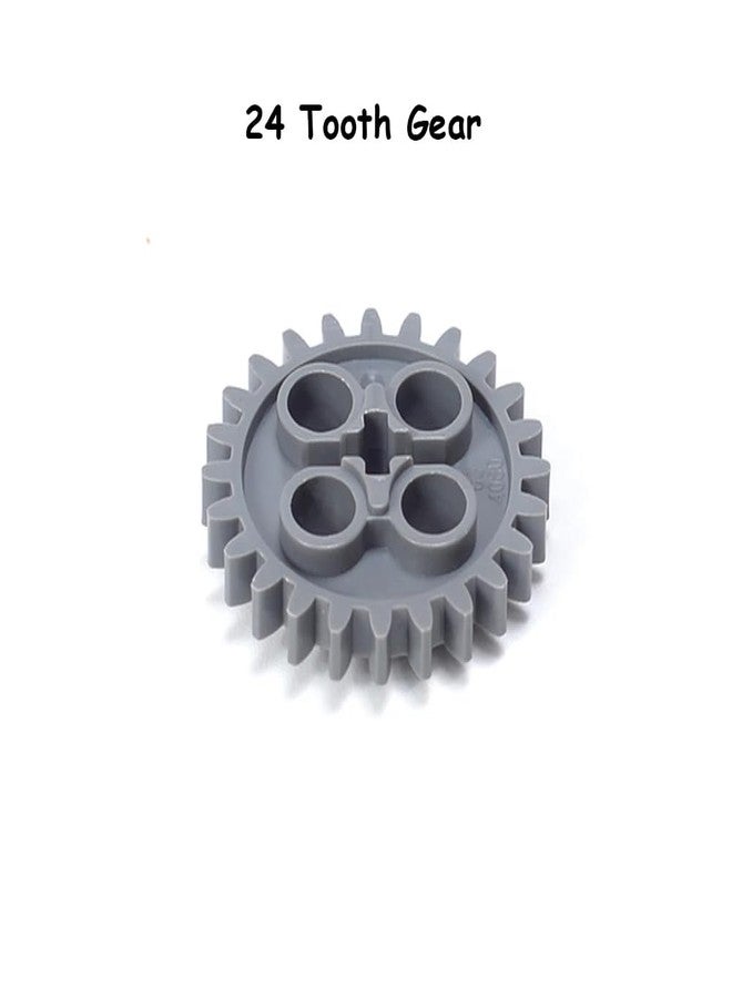 Sparkleiot 16PCS MOC Technical Gears Pack Compatible with Stnadard Building Block Assortment Kit 8/16/24/40 Tooth Gear - Image 3